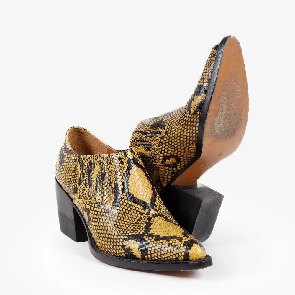 Chloé Rylee Short Python Boots - Picture 4 of 9
